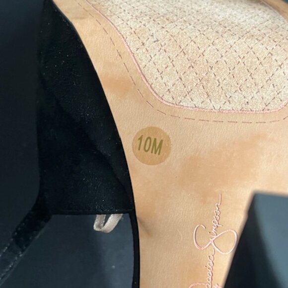 Jessica Simpson LASHAREN Women's Platform Pump Black Suede Size 10 M - Picture 6 of 8